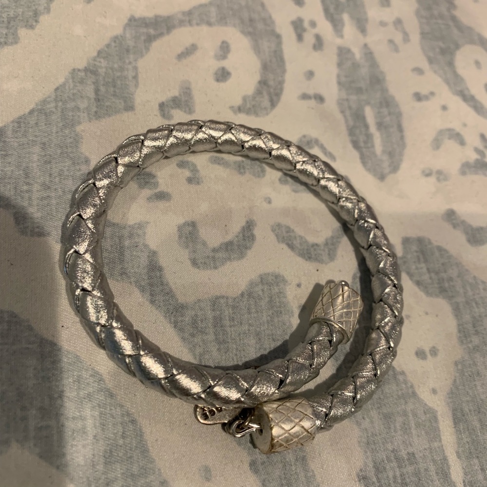 ALEX and ANI Shimmer Metallic Leather Wrap